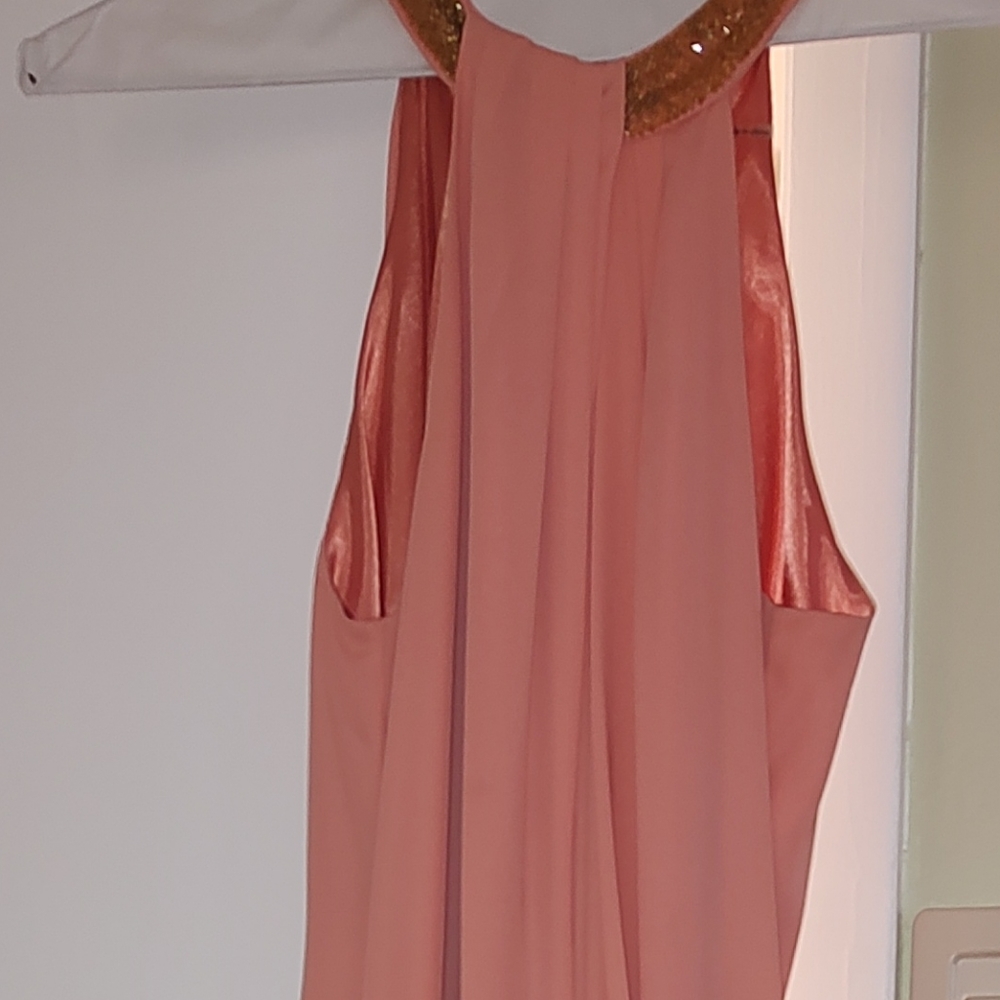 Beautiful peach gown